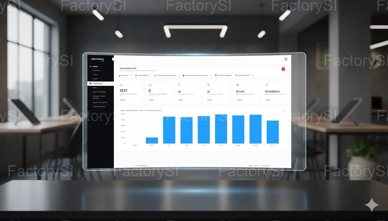 Dashboard do Solid Parking Work Space
